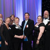 Chick Blue with friends and family at Enrichment.